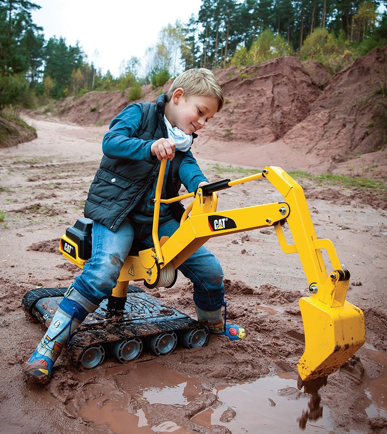 excavadora infantil