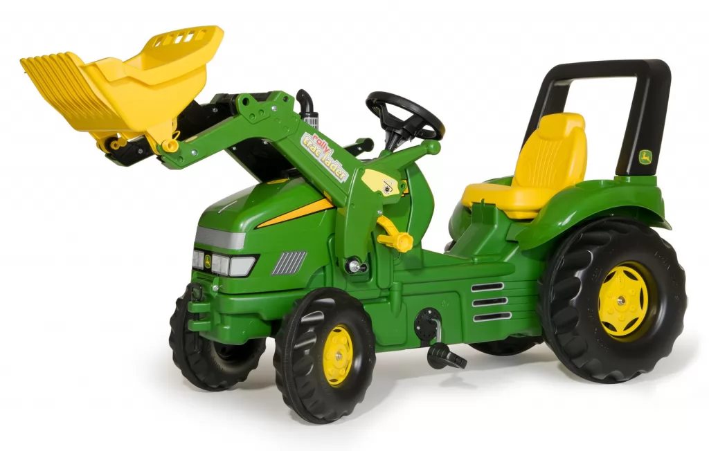 Tractor pedales JD X-Trac con pala