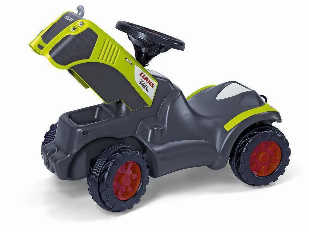 Detalle capó abierto mini tractor class xerion