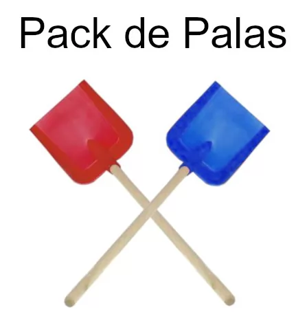 Pack de palas de madera para tractores