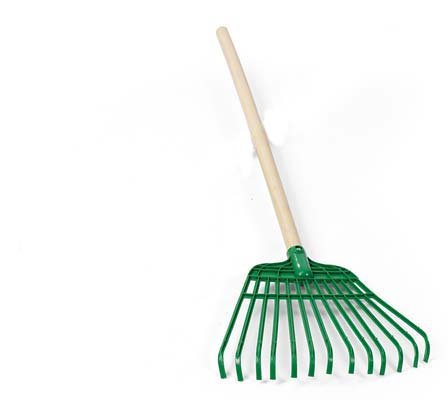 Pack de rastrillos de hojas de madera para tractores