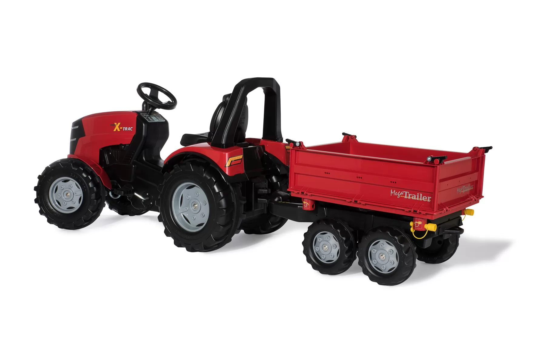 REMOLQUE ROJO - CON TRACTOR