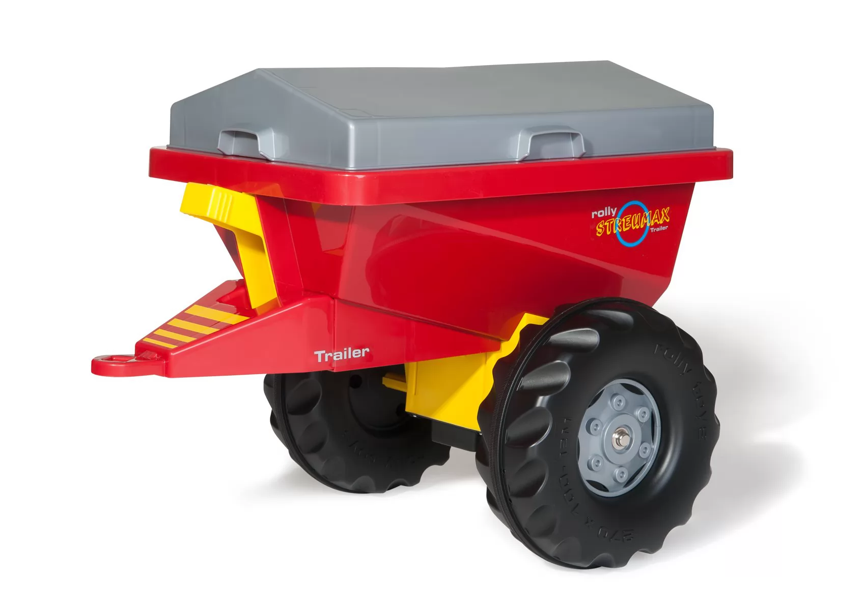 REMOLQUE STREUMAX DISPENSADOR DE ARENA ROJO - ENGANCHE