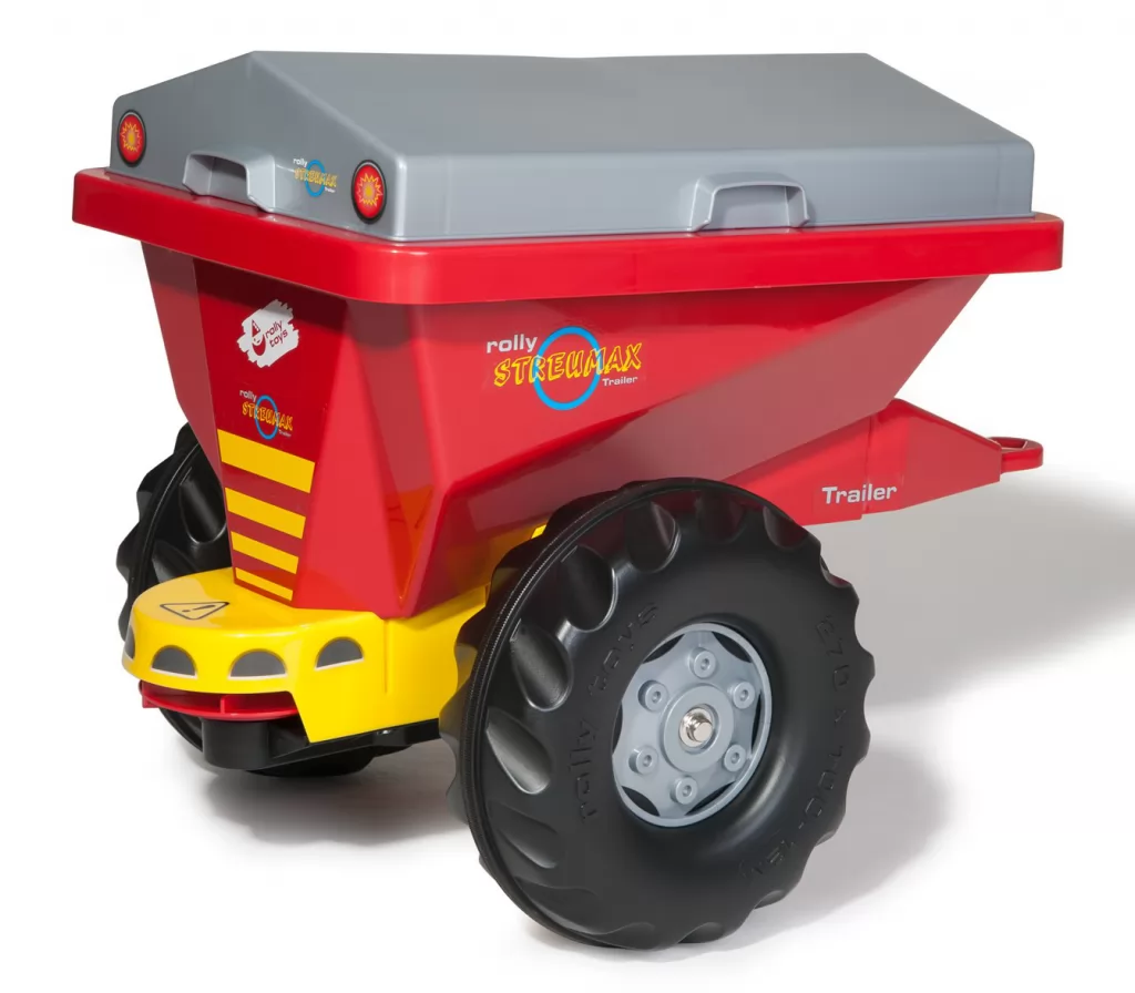 REMOLQUE STREUMAX DISPENSADOR DE ARENA ROJO