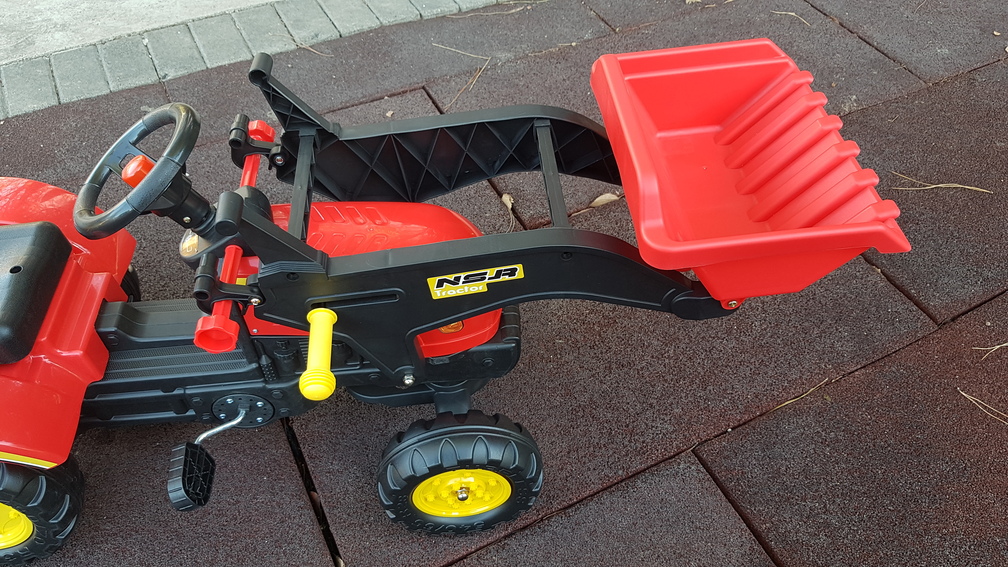 TRACTOR A PEDALES 3003 CON PALA - pala subida 2