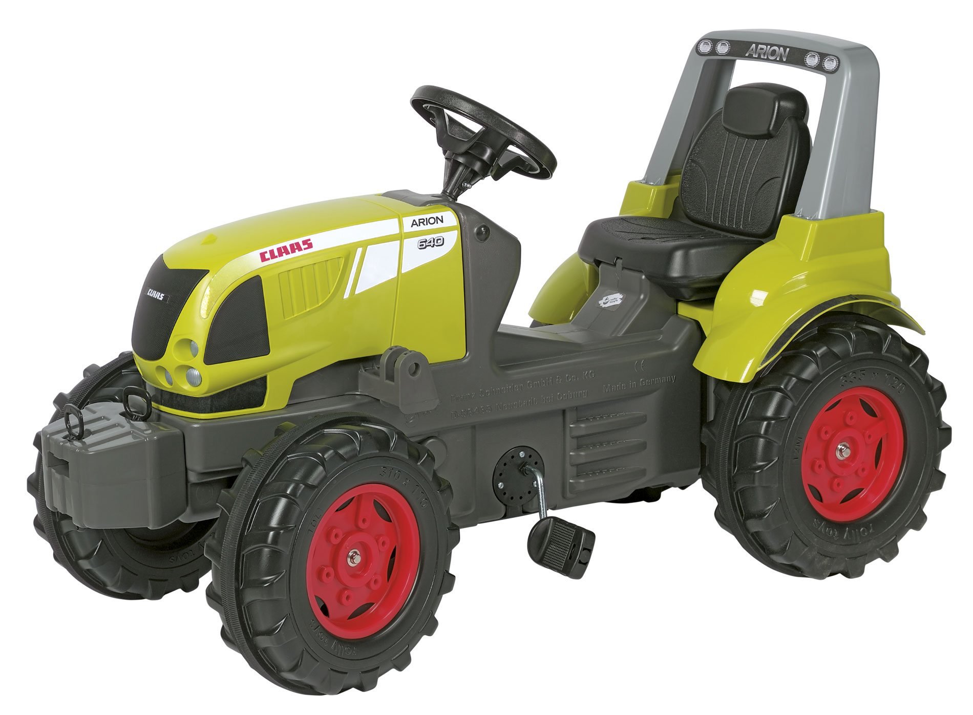 Tractor Claas Arion de gran realismo en precioso color verde claro pistacho