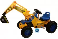 Tractor de pedales power superior Amarillo