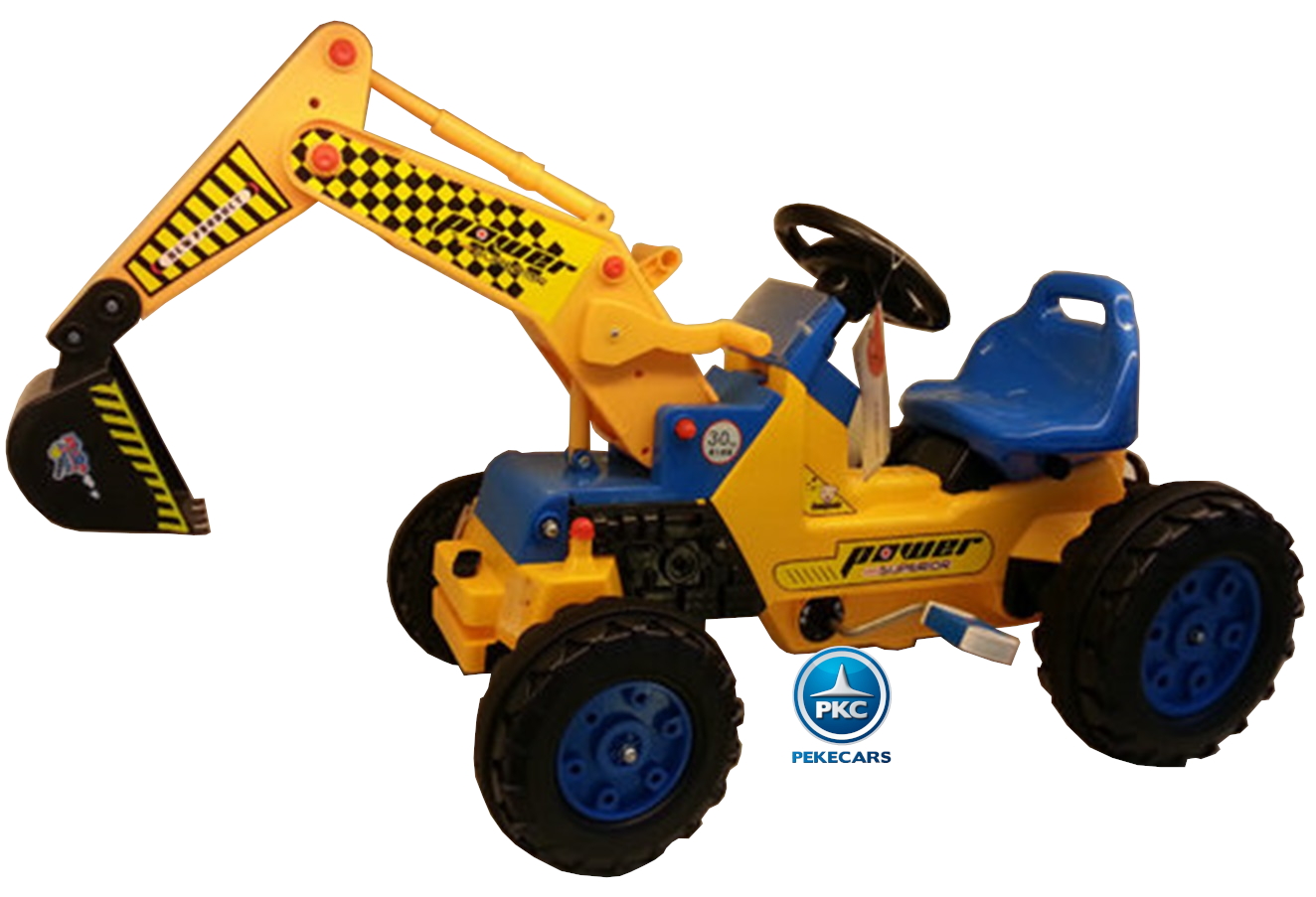 Tractor de pedales power superior Amarillo