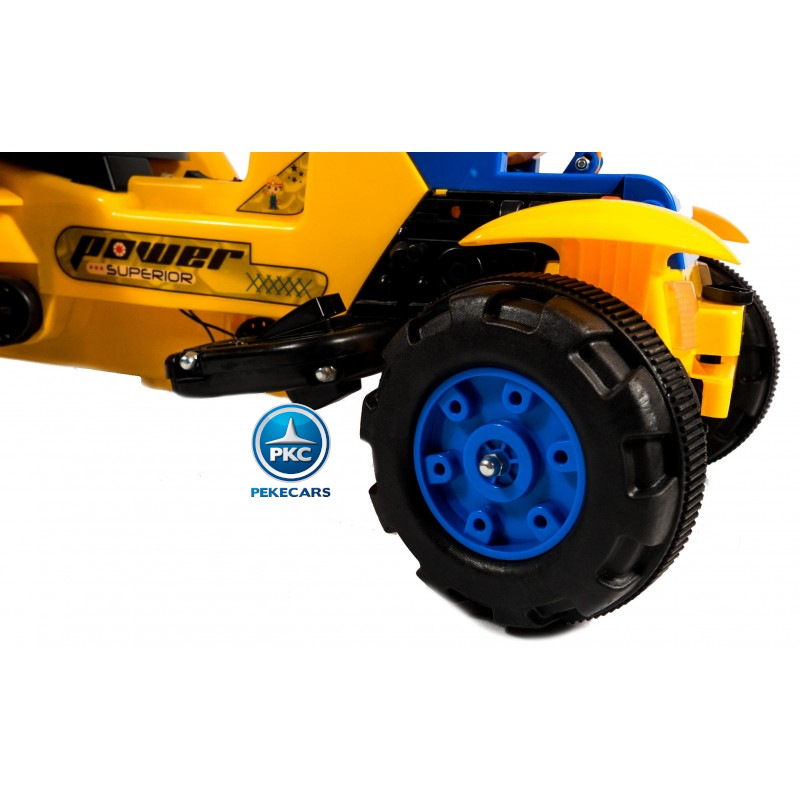Tractor de pedales power superior Amarillo
