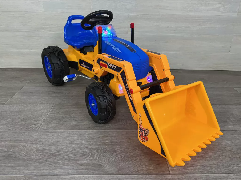 Tractor de pedales strong superior Amarillo
