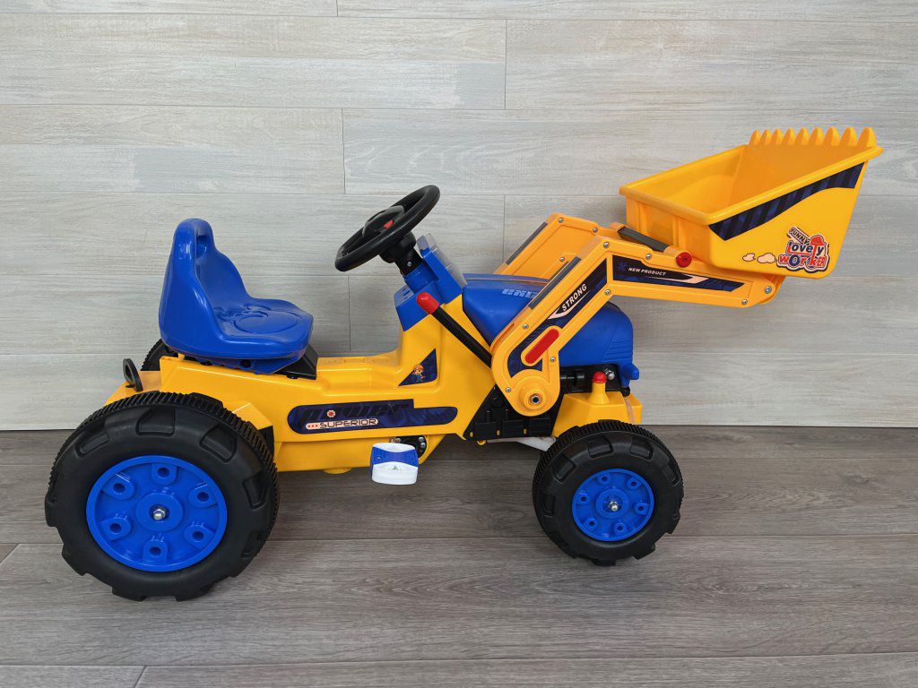 Tractor de pedales strong superior Amarillo