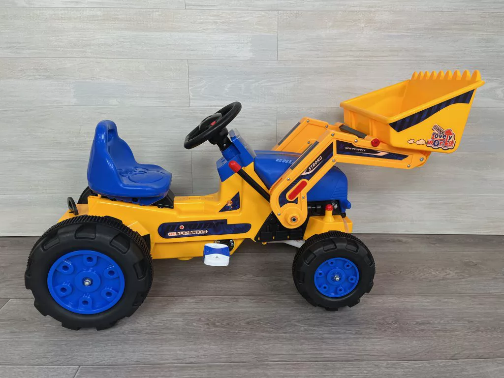 Tractor de pedales strong superior Amarillo