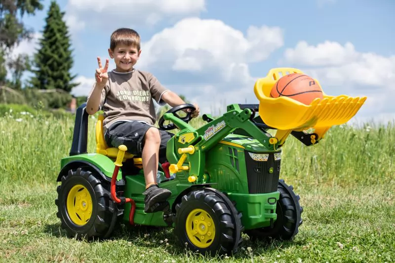 Tractor Premium John Deere 8400R para niños