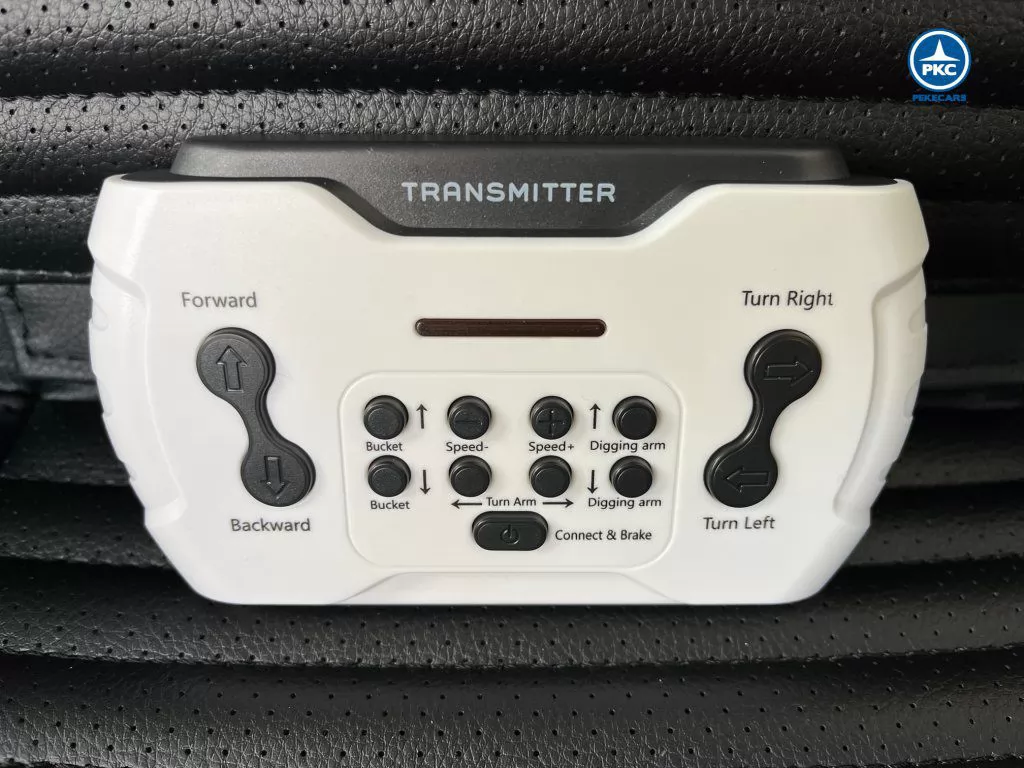 Excavadora Eléctrica Volvo 12v 2.4G Amarilla mando