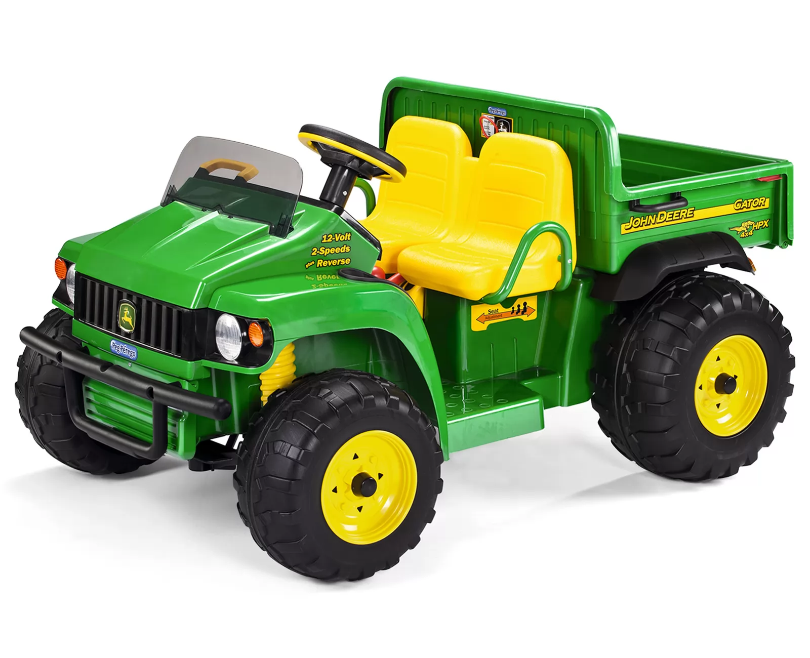 Tractor Eléctrico Infantil John Deere Gator HPX 2 Plazas