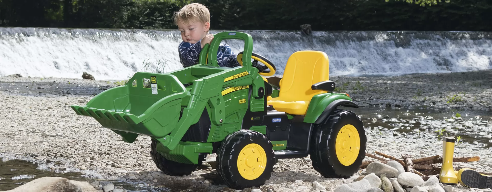 Tractor Eléctrico Infantil John Deere Ground Loader