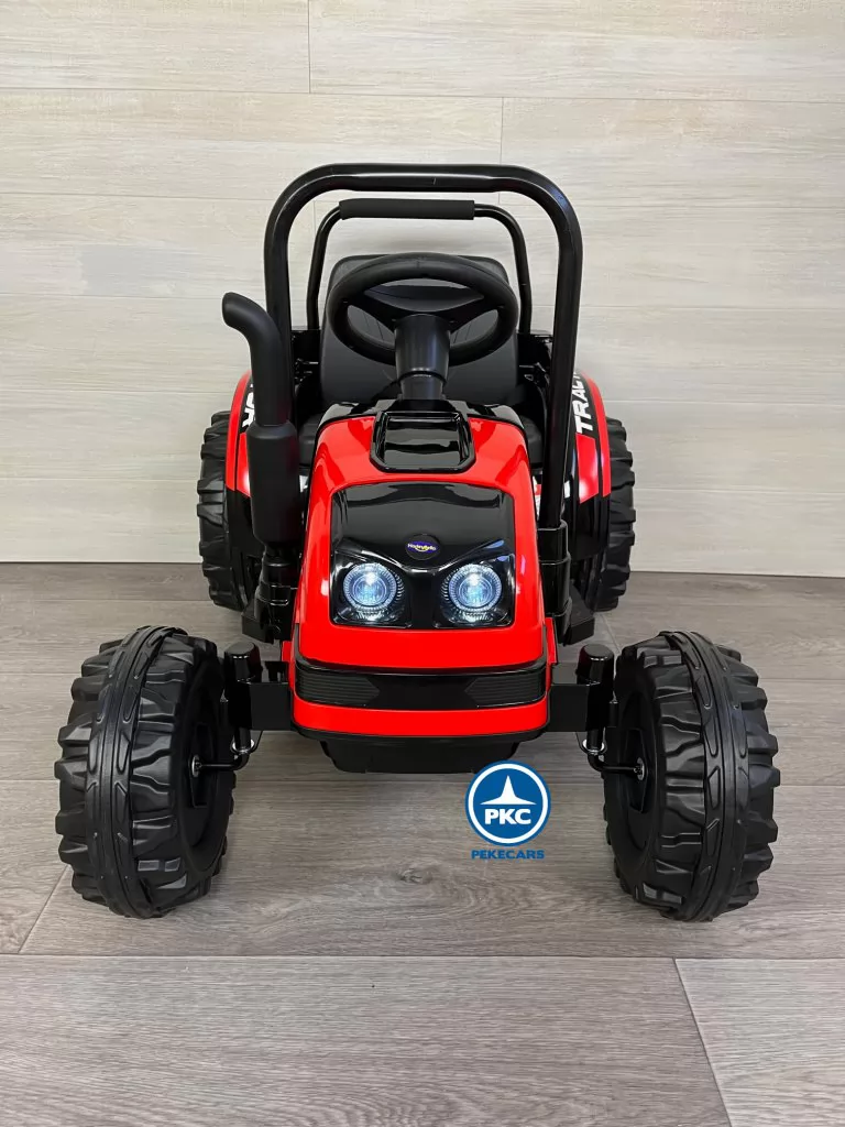Tractor Electrico Peketrac 4100 12V 2.4G Rojo
