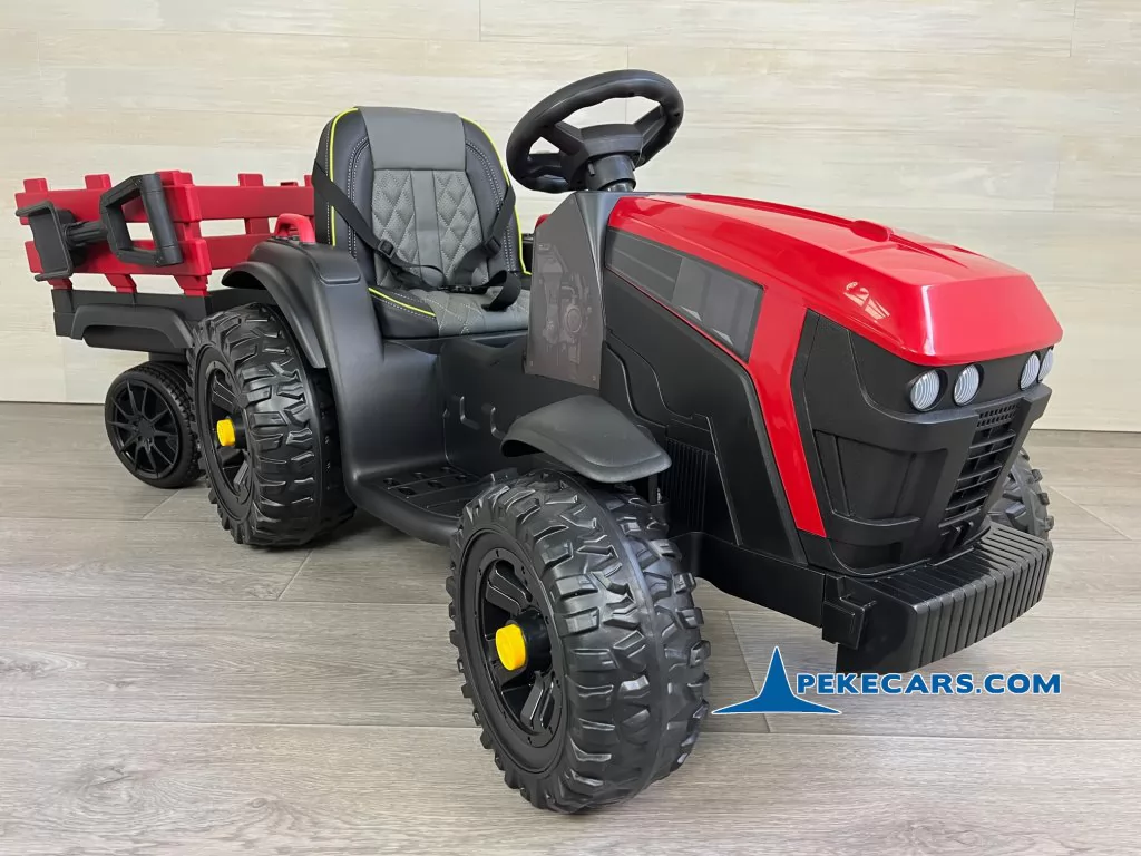 Tractor Electrico Peketrac 7100 12V Rojo