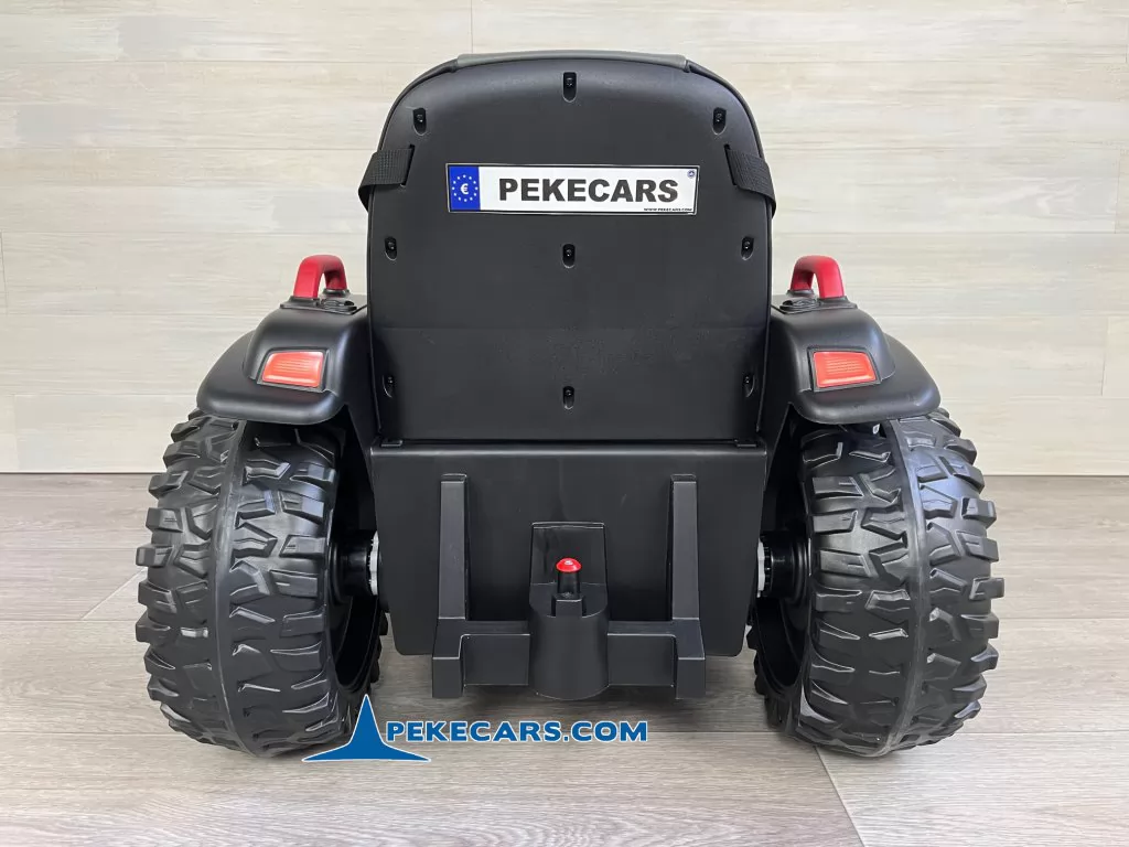 Tractor Electrico Peketrac 7100 12V Rojo trasera