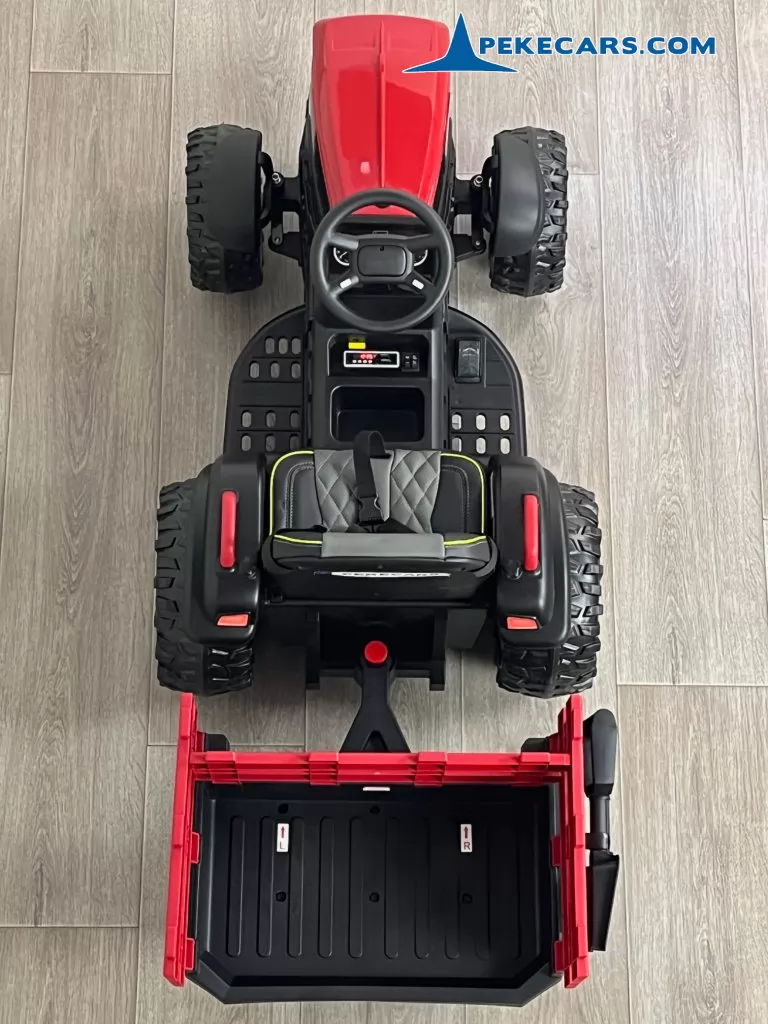 Tractor Electrico Peketrac 7100 12V Rojo