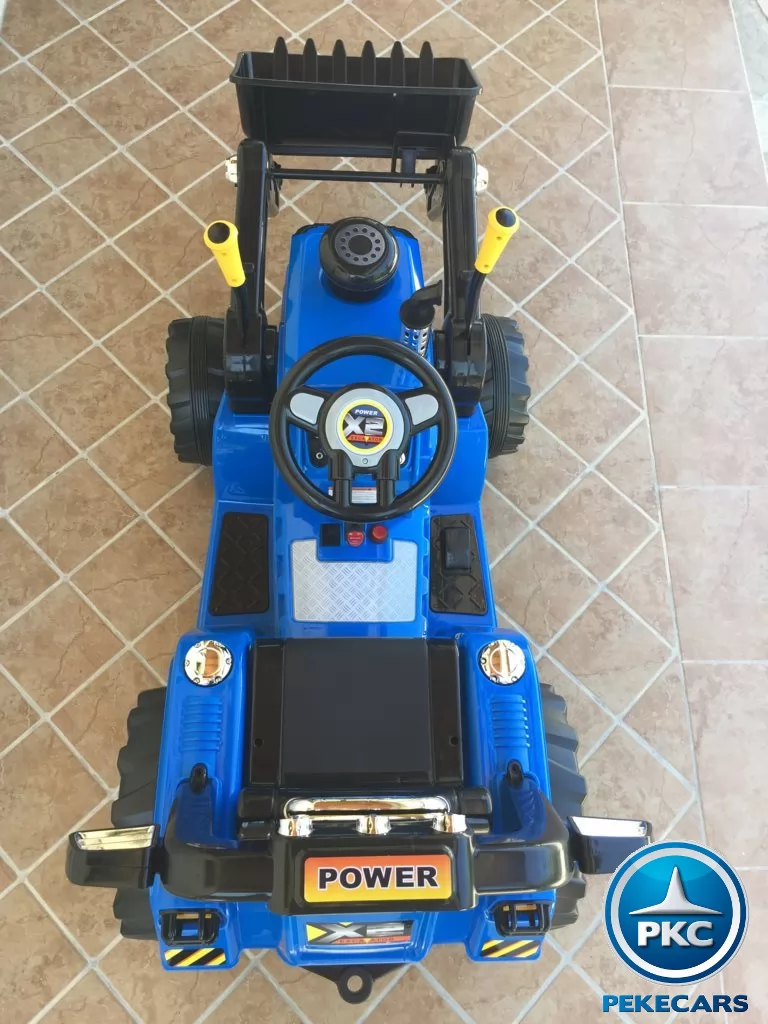 Tractor Eléctrico Peketrac 1005 12V 2.4G Azul