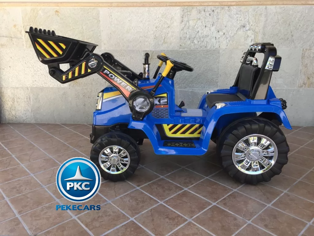 Tractor Eléctrico Peketrac 1005 12V 2.4G Azul