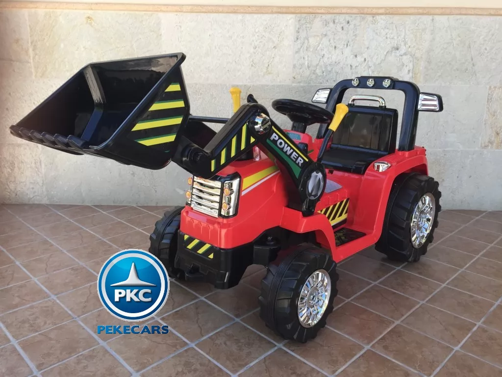 Tractor Eléctrico Infantil Case III Style Rojo vista principal