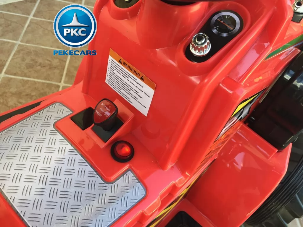 Tractor Eléctrico Infantil Case III Style Rojo