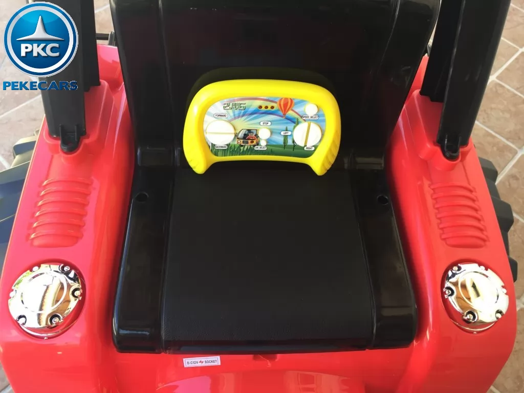 Tractor Eléctrico Infantil Case III Style Rojo mando 2.4G