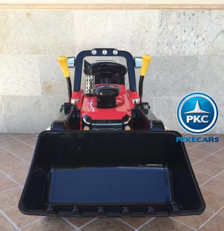 Tractor Eléctrico Infantil Case III Style Rojo