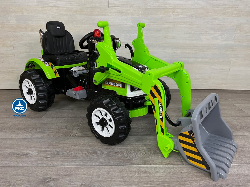 Tractor Niño Tractor De Pedales Claas Arion 430 Con Remolque, Pala