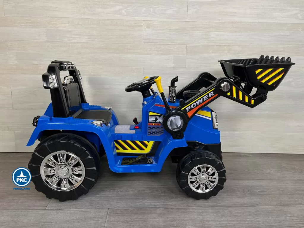 Tractor Eléctrico Peketrac 1005 12V 2.4G Azul a batería