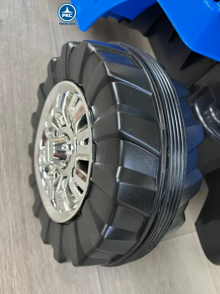Tractor Eléctrico Peketrac 1005 12V 2.4G Azul rueda