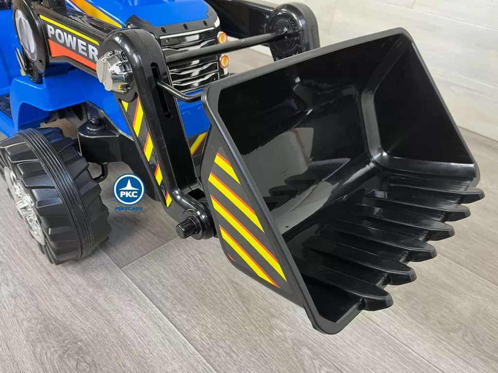 Tractor Eléctrico Peketrac 1005 12V 2.4G Azul pala