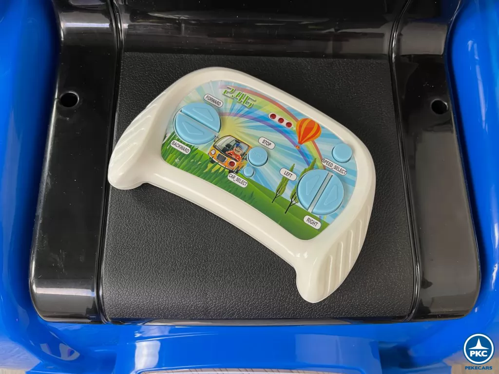 Tractor Eléctrico Peketrac 1005 12V 2.4G Azul mando