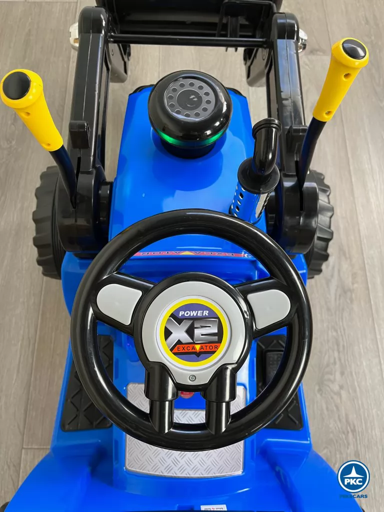 Tractor Eléctrico Peketrac 1005 12V 2.4G Azul volante