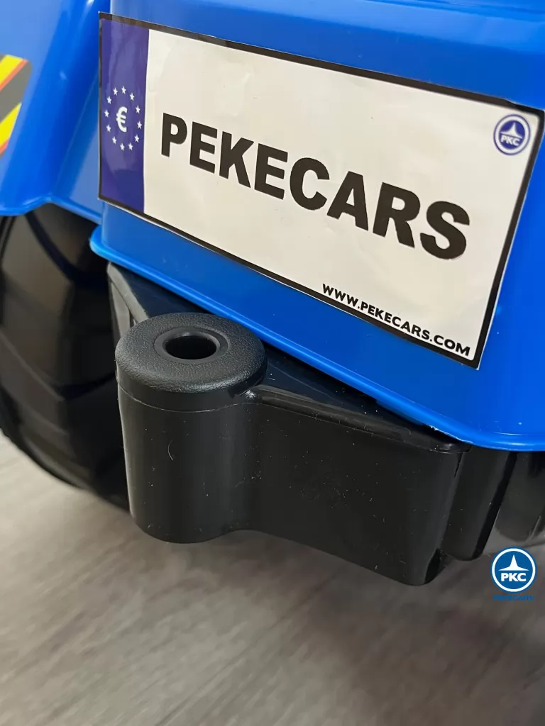 Tractor Eléctrico Peketrac 1005 12V 2.4G Azul enganche