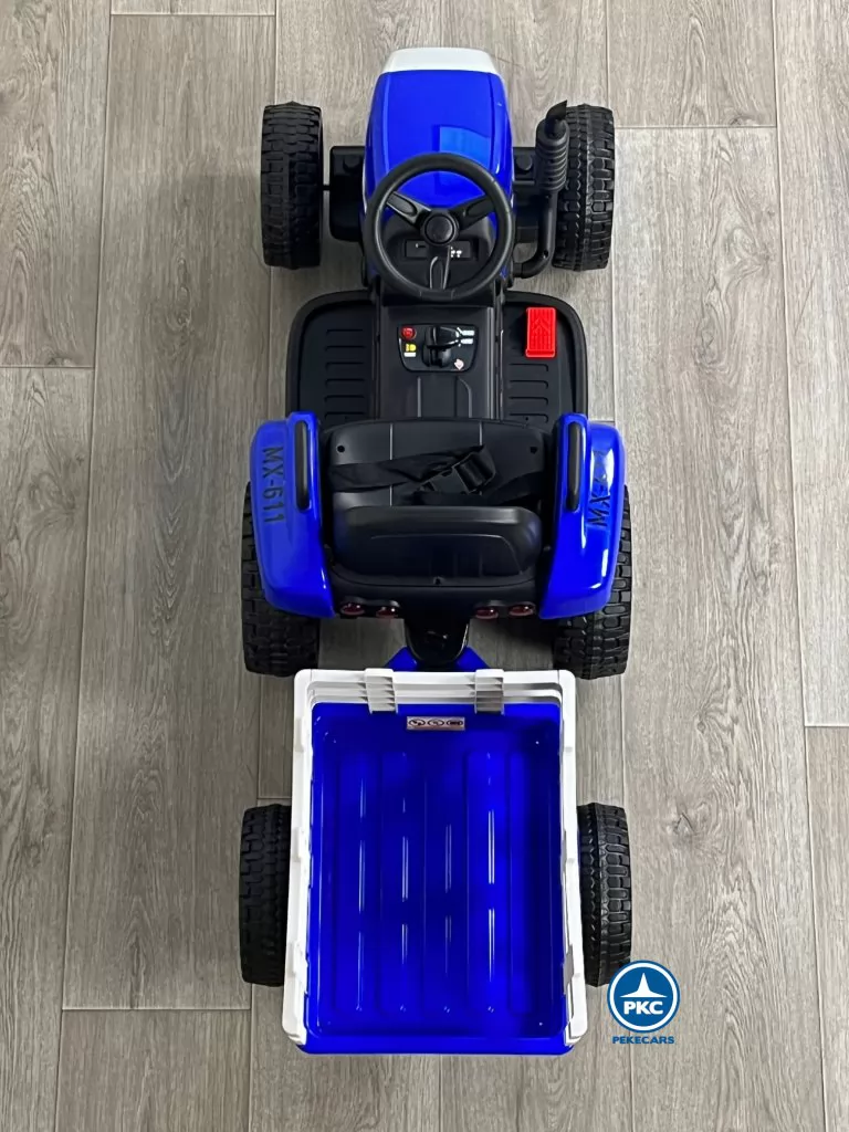 tractor azul juguete Peketrac 5100 12V Azul
