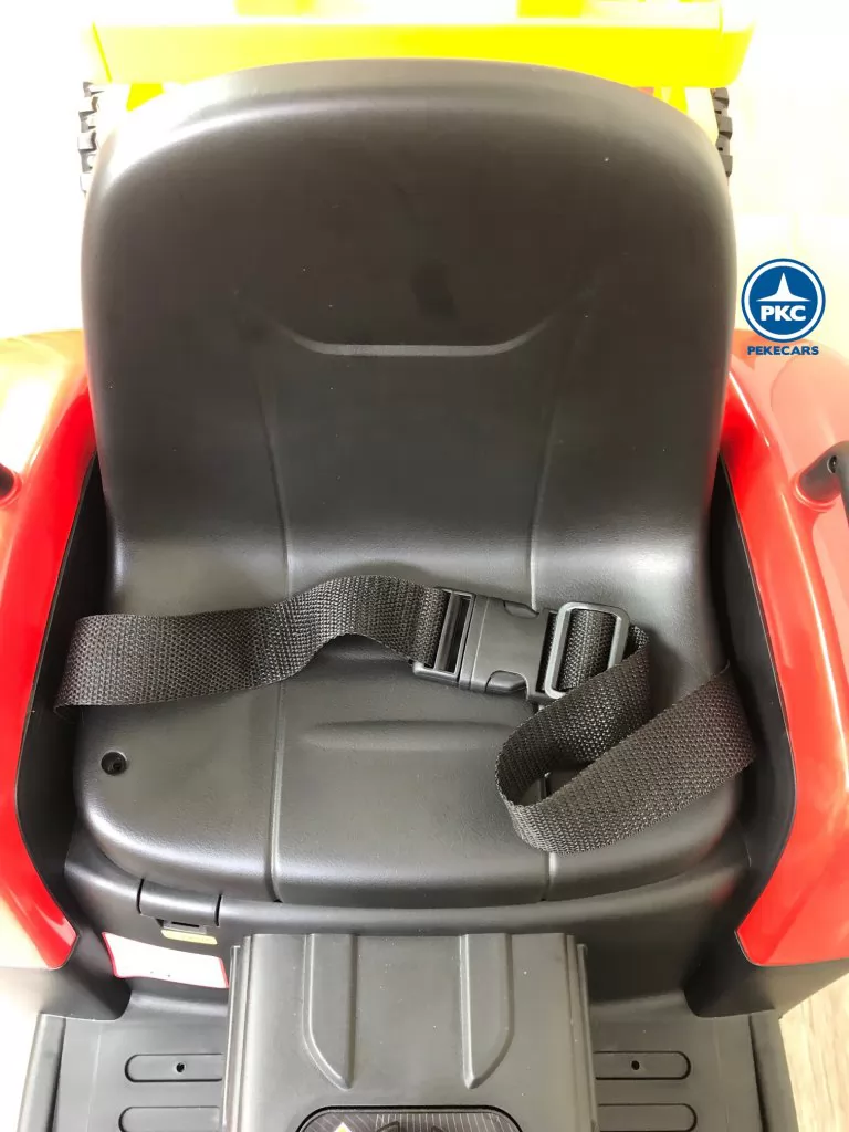 Tractor Eléctrico Peketrac 5100 12V Rojo asiento