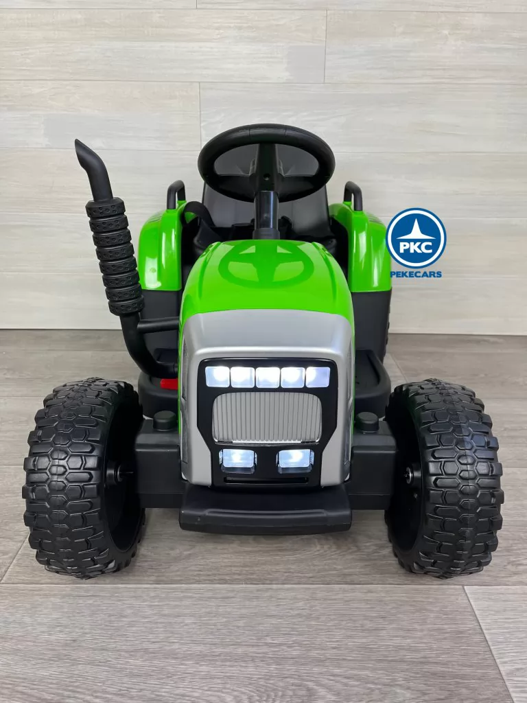 Tractor Eléctrico Peketrac 5100 12V Verde frontal