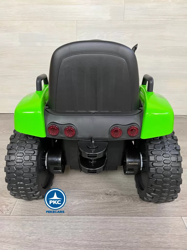 Tractor Eléctrico Peketrac 5100 12V Verde trasera