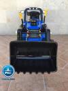 Tractor electrico azul con pala delantera 12V 2.4G new holland Style pekecars