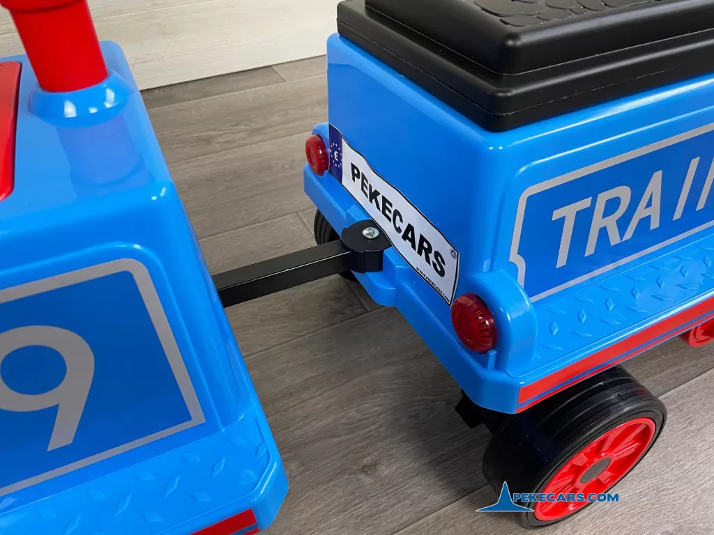 Tren electrico clasico 1919 12V Azul enganche