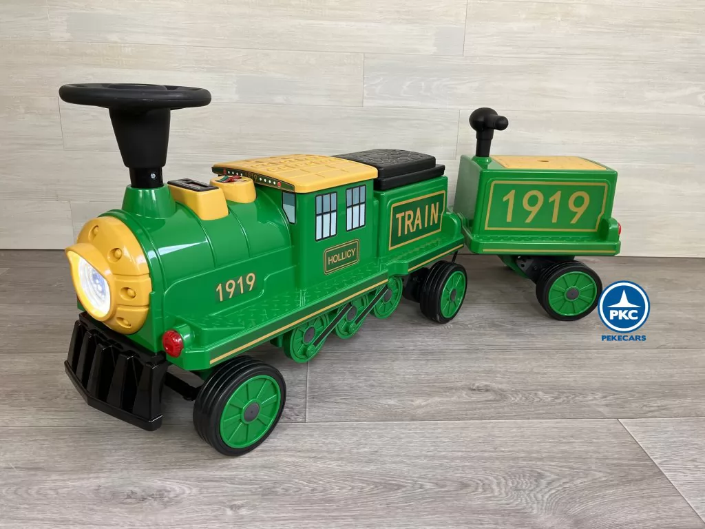 Tren electrico clasico 1919 12V Verde perspectiva