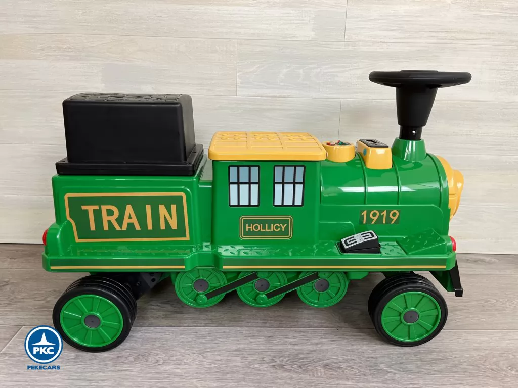 Tren electrico clasico 1919 12V Verde cabina