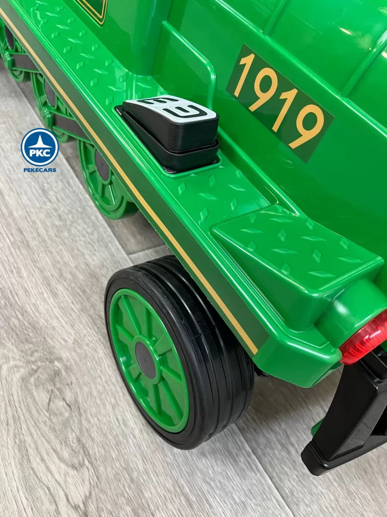 Tren electrico clasico 1919 12V Verde pedal