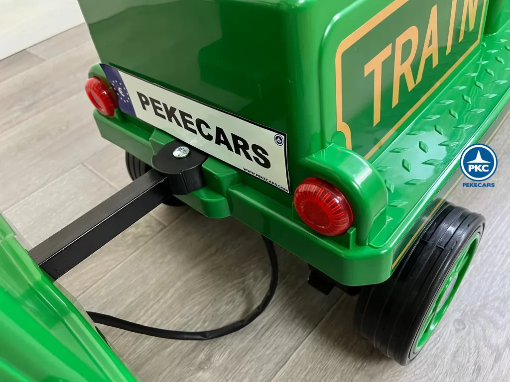Tren electrico clasico 1919 12V Verde enganche