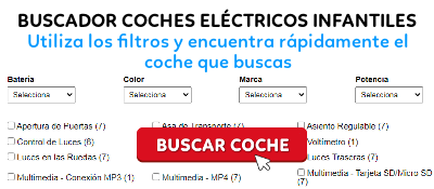 Buscador de coches eléctricos infantiles Pekecars